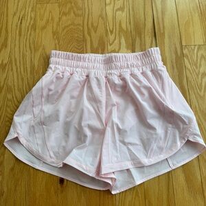 Lululemon Track That Mid-Rise Lined Short 5" in Strawberry Milkshake